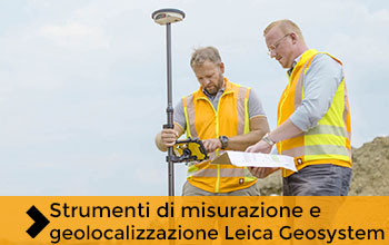 Strumenti di misurazione e geolocalizzazione Leica Geosystem